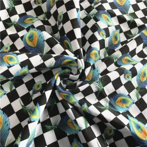 Suerte textile cheap price print spandex jersey cotton lycra fabric by the yard