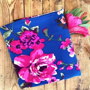 Suerte textile custom Hawaiian designs dbp knit jersey double brush polyester fabric