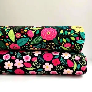 Suerte textile lycra custom pattern digital print cotton spandex fabric wholesale