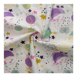 Suerte textile stretchy hoodies digital print knit soft french terry fabric for cloth