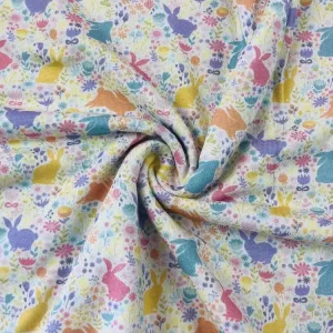 Suerte textile cartoon designs digital printing jersey lycra bamboo cotton spandex fabric