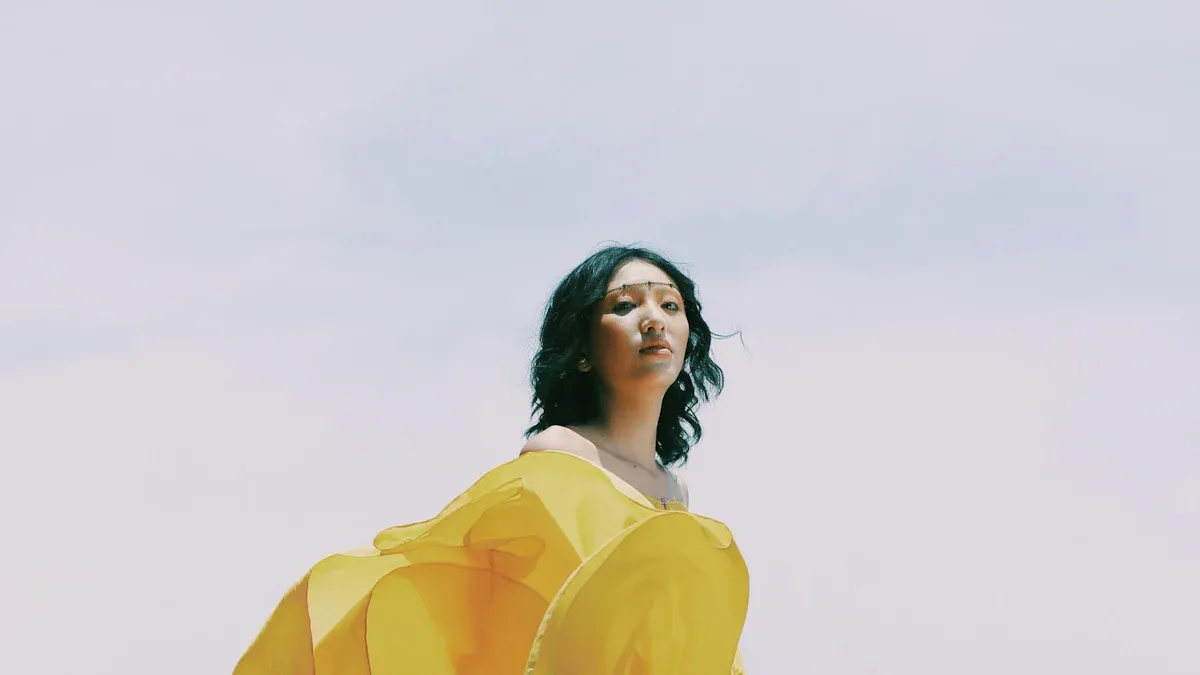 Creative Chiffon Material Fabric Garment Ideas