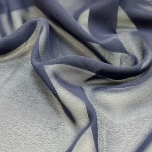 Suerte textile custom color soft plain chiffon polyester fabric for dress