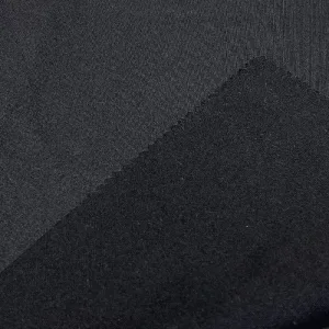 Suerte textile wholesale black polyester spandex scuba knit fabric
