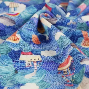 Suerte textile digital print 95 bamboo 5 spandex lycra fabric for garment