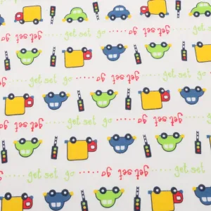 Suerte textile digital printed soft stretchable 96 cotton 4 spandex cotton lycra fabric uses